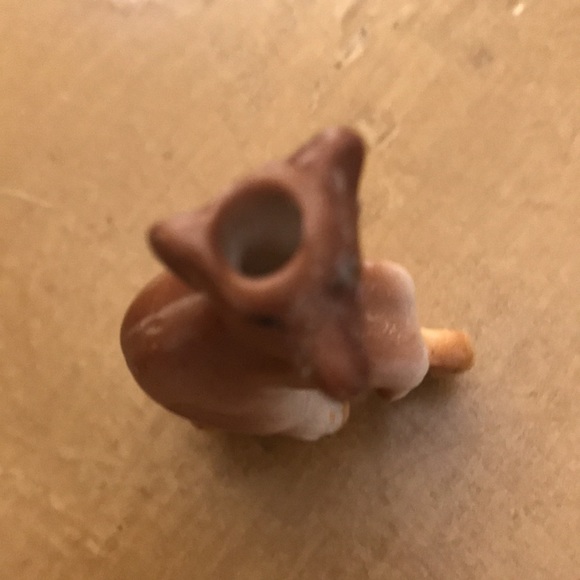 Tiny little porcelain bear on a bicycle! - Picture 3 of 8